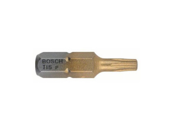 2607001689 Насадка (бита) Torx Т15х25мм TIN (BOSCH) купить в Минске.