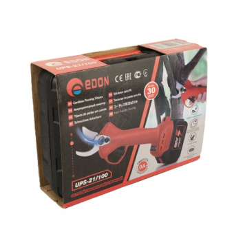 Секатор аккумуляторный садовый EDON UPS-21/100 купить в Минске, низкие цены. - №4