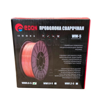 502040200100 Сварочная проволока омеднённая EDON WW0.8-5 купить в Минске, оптимальные цены.