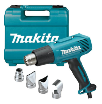 Термовоздуходувка MAKITA HG 5030 K+набор сопл купить в Минске. - №1