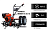 Мотоблок бензиновый SKIPER SP-1600SE EXPERT + колеса BRADO 5.00-10