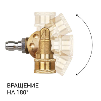 93416565 Адаптер для мойки высокого давления BORT Rotor Turbo Adapter купить в Минске, оптимальные цены. - №2