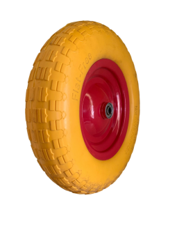 Колесо для тачки PU 4.00-8 (16х70) полиуретановое купить в Минске, низкие цены. - №1