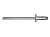 SMZ1-26328-50 Заклепка вытяжная 3.2х8 мм алюминий/сталь, цинк (50 шт в зип-локе) STARFIX
