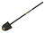 1508-Ч Лопата штыковая FINLAND с ребрами жесткости с удлиненным черенком