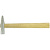 10260 Молоток слесарный RUSSIA, 200 г, квадратный боек, деревянная рукоятка