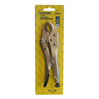 19962 614F175 Зажим гейферный Partner с ''овальными губками'' 7''-175мм, в блистере купить в Минске.