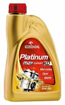 Масло моторное Orlen-Oil PLATINUM Max Expert XD 5W–30, 1л (бензин+дизель, синтетическое, всесезонное) - купить на сайте Хозтоварищ в Минске