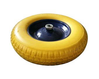 Колесо для тачки PU 4.00-8 (16х95) полиуретановое купить в Минске, низкие цены. - №1