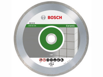 2608602201 Круг алмазный 115х22 мм по керамике сплошн. STANDARD FOR CERAMIC BOSCH (сухая резка) купить в Минске.