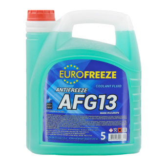 Жидкость охлаждающая низкозамерзающая Antifreeze "Eurofreeze AFG 13" 4,8 кг (4,2 л) зеленый - купить на сайте Хозтоварищ в Минске