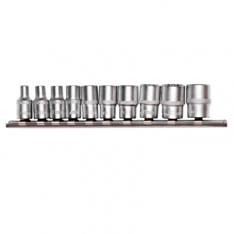 13643 Набор универсальных торцевых головок 1/4" STELS,10 пр (Spline) купить в Минске.