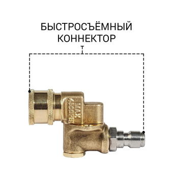 93416565 Адаптер для мойки высокого давления BORT Rotor Turbo Adapter купить в Минске, оптимальные цены. - №1