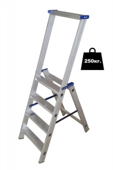Лестница-стремянка алюминиевая строительная TARKO T34105 купить в Минске, выгодные цены.