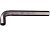 11232 Ключ имбусовый HEX, 12 мм, CrV MATRIX