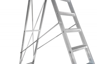 Лестница-стремянка алюминиевая строительная TARKO T24108 купить в Минске, выгодные цены. - №3