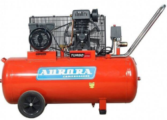 Компрессор воздушный с ременным приводом AURORA TORM-100 TURBO active design купить в Минске, выгодные цены.