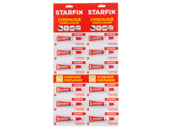 SM-42379-1 Суперклей универсальный STARFIX (3гр.) купить в Минске, низкие цены.