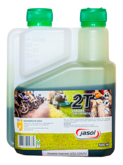 Масло моторное JASOL 2Т STROKE Oil SEMESYNTHETIC GREEN, 0.5 л (2-тактное, полусинтетическое) - купить на сайте Хозтоварищ в Минске
