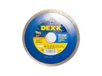 36703-115_z01 Круг алмазный сплошной по плитке, влажная резка DEXX 115х22.2 купить в Минске.