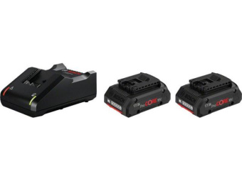 Комплект аккумулятор BOSCH 18.0 В ProCORE18 V 2 шт. + зарядное устройство GAL18V-40 купить в Минске.
