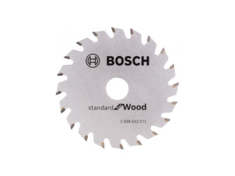 2608643071 Диск пильный 85х15 мм 20 зуб. по дереву STANDARD FOR WOOD BOSCH ( твердоспл. зуб) купить в Минске.