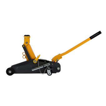 51153 Домкрат гидравлический подкатной DENZEL с фиксатором, 2 т, 130-330 мм - №2