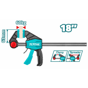 THT1340603 Струбцина TOTAL 140 x 1200 мм  купить в Минске.