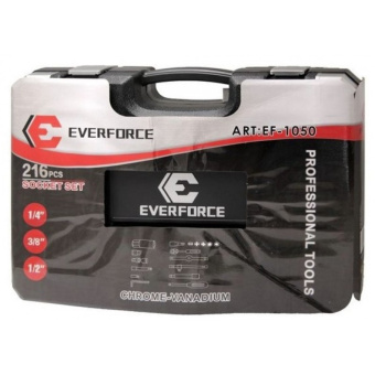46749 EF-1050 Набор инструментов EVERFORCE, 216 пр (6 граней) купить в Минске. - №1