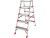 3127205 Лестница-стремянка алюм. двухст. 110 см 5 ступ. 7,5кг NV 3127 Новая высота (Макс. нагрузка - 225 кг.) купить в Минске, выгодные цены.