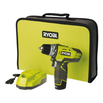 Дрель-шуруповерт аккумуляторная RYOBI R12DD-220S купить в Минске. - №1