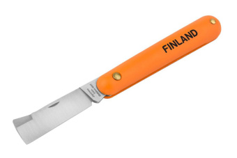 1453 FINLAND Нож прививочный с прямым лезвием из нержавеющей стали купить в Минске, низкие цены.