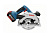 Электропила циркулярная аккумуляторная BOSCH GKS 18V-57 в кор.