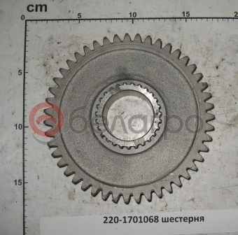 220-1701068 Шестерня МТЗ КПП, наружний z=47, внутренний z=27, МЗШ - №1