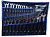 JTW-1114-25S Набор ключей комбинированный JF Tools, 25 пр