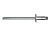 SMZ1-26328-50 Заклепка вытяжная 3.2х8 мм алюминий/сталь, цинк (50 шт в зип-локе) STARFIX