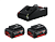 Комплект аккумулятор BOSCH 18.0 В GBA18 V 2 шт.+ ЗУ GAL 18V-40