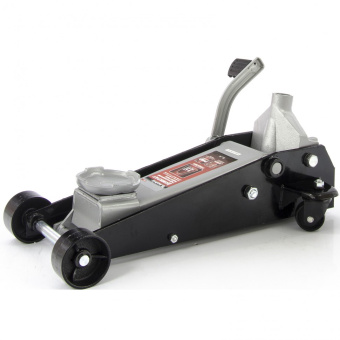 51045 Домкрат гидравлический подкатной MATRIX, 3,5 т, h подъема 145–490 мм, с педалью - №1