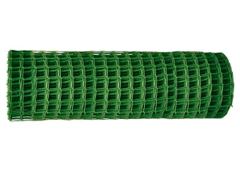 64541 Решетка заборная в рулоне RUSSIA, 1,8х25 м, ячейка 90х100 мм, пластиковая, зеленая купить в Минске, низкие цены.