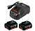 Комплект аккумулятор BOSCH 18.0 В GBA18 V 2 шт.+ ЗУ GAL1880CV