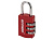 10153 Замок навесной ВС1К-22/3 (HA816) красн. кодовый d=3мм АЛЛЮР (УЗК)