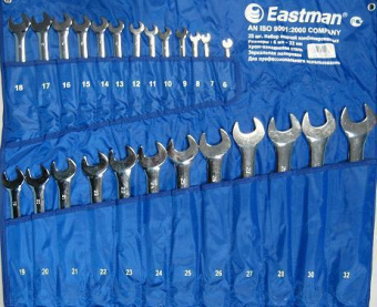 Е-2406-N20 Набор ключей комбинированный EASTMAN, 20 пр купить в Минске.