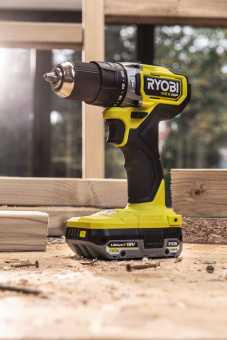 Дрель-шуруповерт ударная аккумуляторная RYOBI HP RPD18C-242S ONE + купить в Минске. - №2