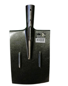 186 Лопата штыковая прямоугольная из рельсовой стали К3 (БТЗ) купить в Минске, низкие цены.