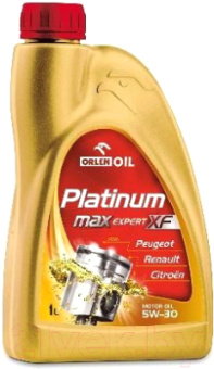 Масло моторное Orlen-Oil PLATINUM Max Expert XF 5W-30, 1л (бензин/дизель, синтетическое, всесезонное) - купить на сайте Хозтоварищ в Минске