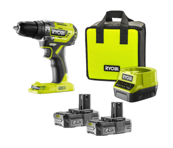 Дрель-шуруповерт ударная аккумуляторная RYOBI R18PD5-220S ONE + купить в Минске.