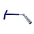 16165 KT-8073L16 Ключ свечной шарнирный KINGTUL T-образный c удлиненной ручкой 16мм, на блистере