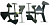 1211 Фреза Целина Гусиные лапы для мотоблока с шестигранным валом 23мм