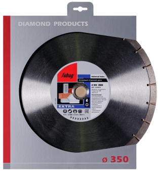 32350-6 Алмазный диск (по бетону) Universal Extra 350х3,2х25,4/30 FUBAG купить в Минске.