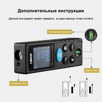 Дальномер лазерный DEKO LRD110-70m купить в Минске. - №2